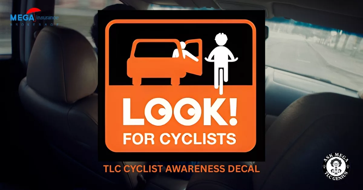TLC Cyclist Awareness Decal
